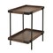 Alaterre Furniture Kyra 5-Piece Oak and Metal Living Room Set ANKY011101162RBG - alternate 3